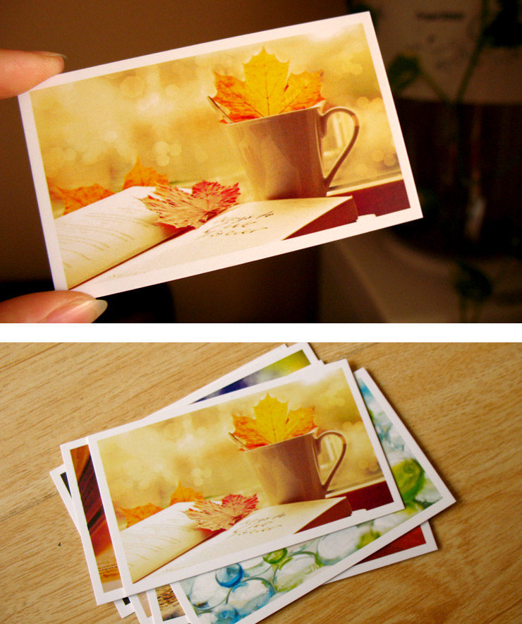 韩版lomo森系小清新 心意小卡/贺卡祝福卡片批发价 q款