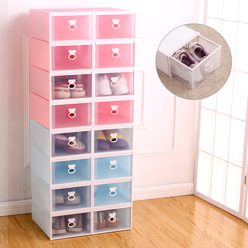 8 drawer type shoe box plastic transparent aj shoe box shoe storage box japanese simple shoe box storage box