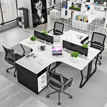 Shenzhen Office Desk Staff Desk Screen Card Staff Desk and Chair Combination Station Modern Simplicity