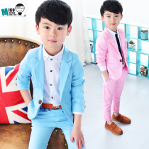 2019 Korean childrens clothing spring and autumn new boy suit suit flower girl dress childrens suit two-piece suit