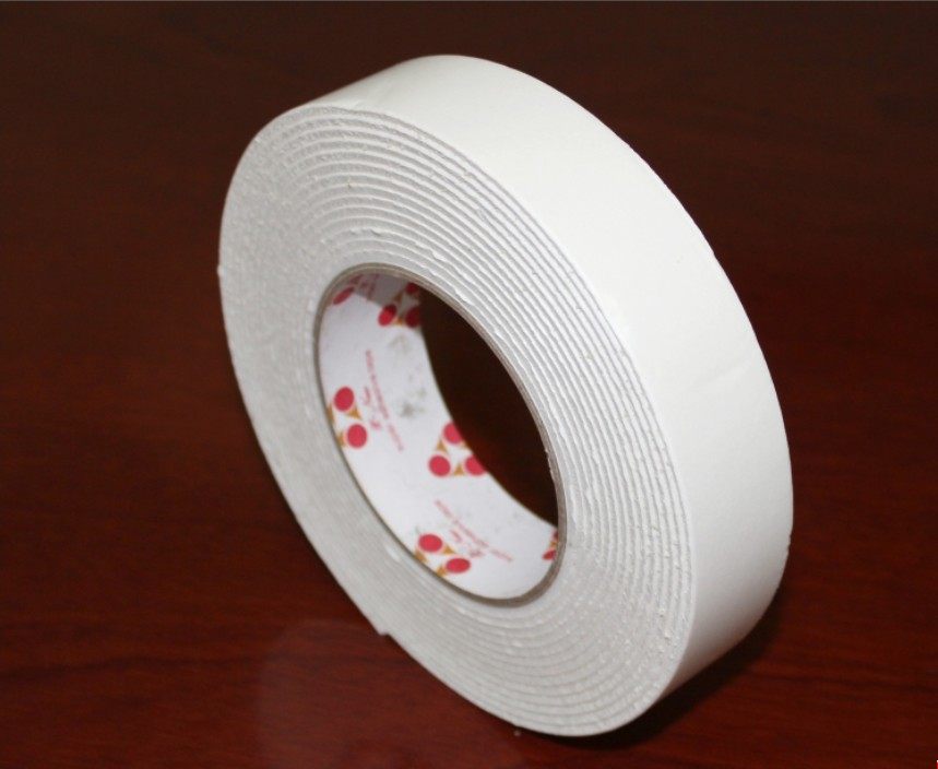 高粘海绵双面胶带宽1cm-5cm长3米白色泡棉双面胶泡沫双面胶批发