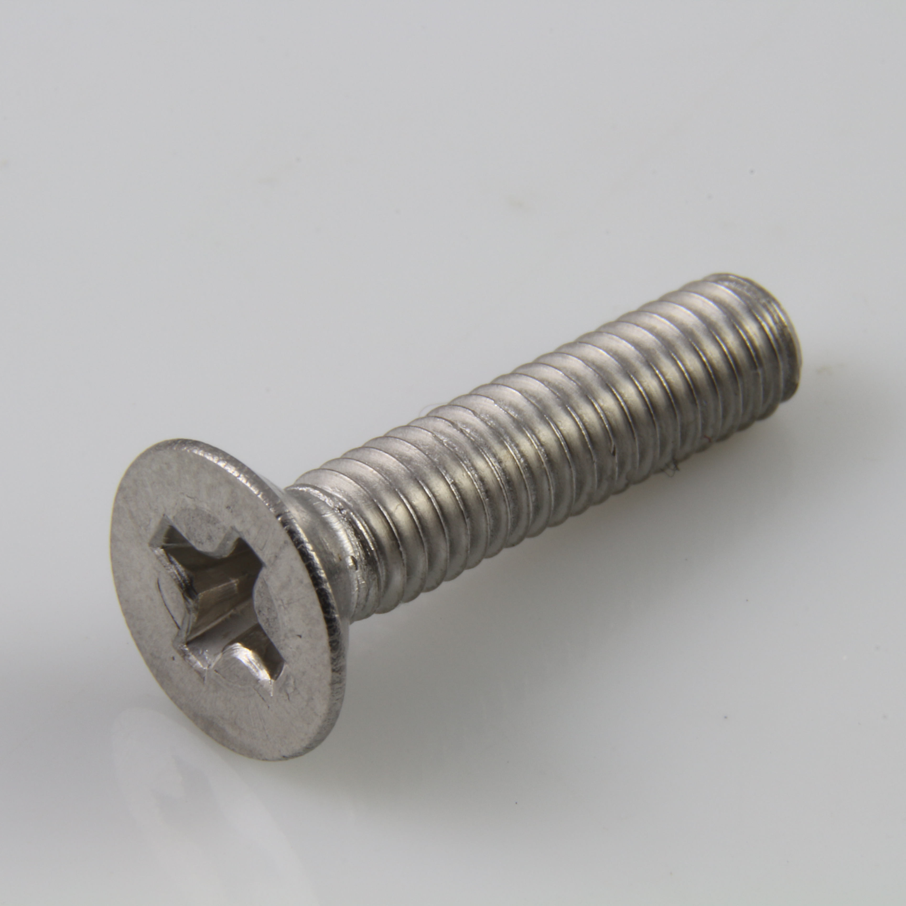 m2m2.5m3m4m5m6 304不锈钢十字沉头/平头机螺丝 平机螺丝钉 gb819