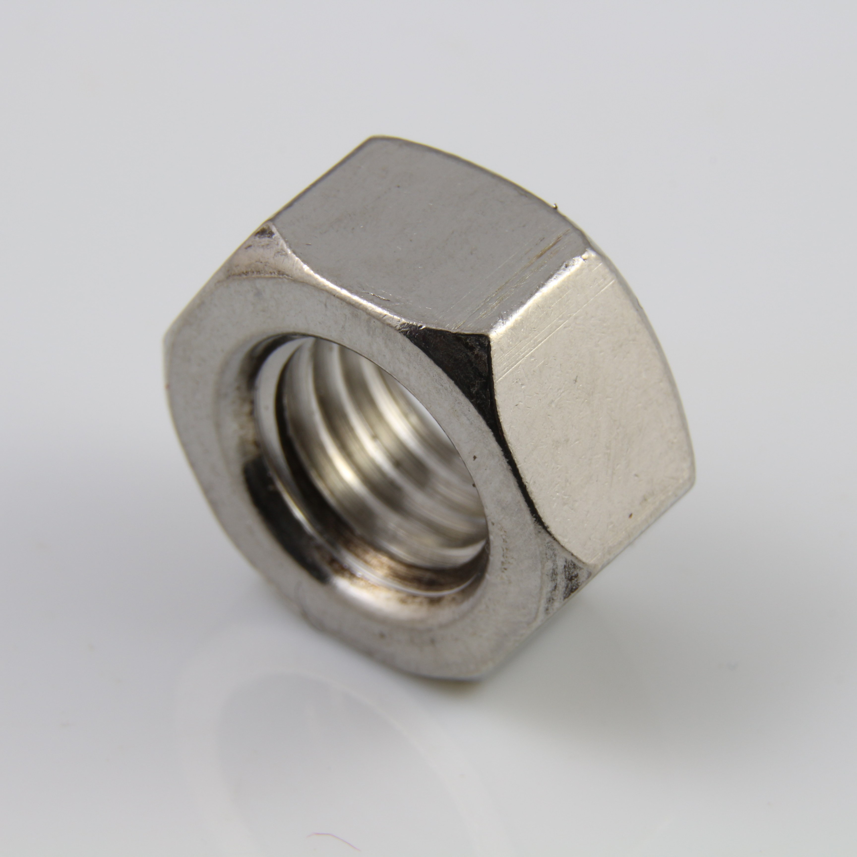 din934不锈钢304六角螺母螺帽m2-2.5-3-4-5-6-8-10-12-14-16-20