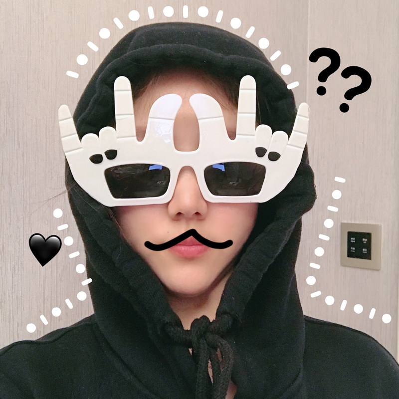 野餐拍照墨镜女太阳花搞怪可爱ins网红个性沙雕眼镜闺蜜蹦迪派对