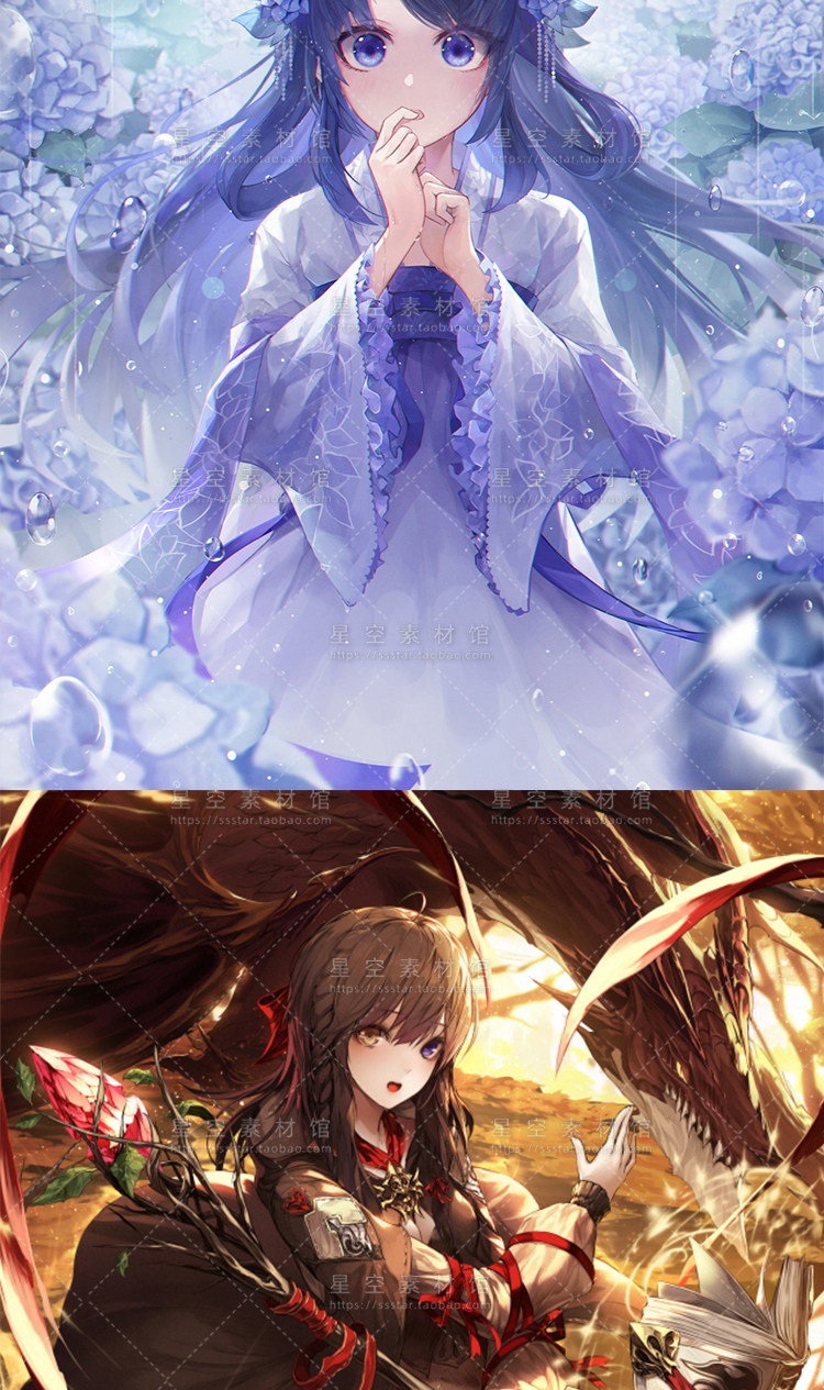 游戏原画资料韩国画师wanke唯美插画作品集视频教程p