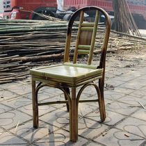 Handmade bamboo chair bamboo furniture rural back chair home bamboo stool leisure hotel restaurant chair bamboo dining chair adult