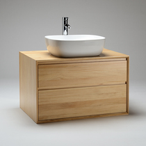 Day-style extremely simple Nordic solid wood to well stay in the bathroom cabinet washing table