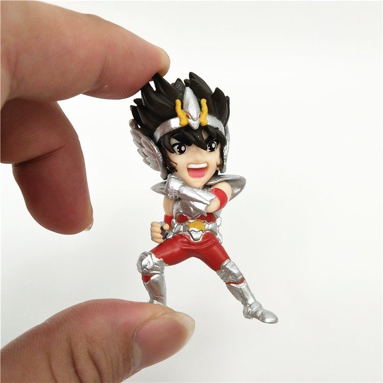 现货圣斗士q版处女座童年沙加星矢公仔人偶蛋糕烘焙装饰摆件礼物