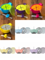 Clear cabin b box three-in-one straw bowl suction cup bowl