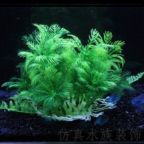 New products emulated water grass fish tank building fake grass turtle case decoration cloth view small plant green flower furnishing high 8CM