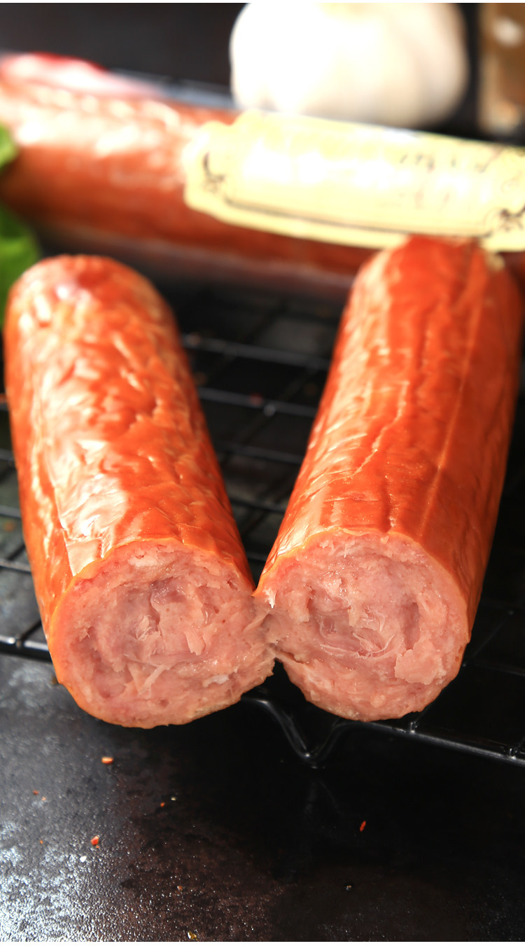 俄罗斯风味大红肠香肠火腿肠野营驴友聚会冷切速食下酒菜350g