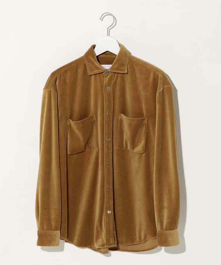 【6折订购】东京胖黄瓜bractment 男款丝绒长袖衬衫3211-186-2270_7折