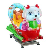 2017 New Swing Machine bear out to sea-Naughty Dog-rhubarb duck upgraded version of children coin rocking car swing car