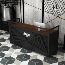 Nordic ins Net red clothing store cashier bar milk tea shop cafe retro small front desk reception counter