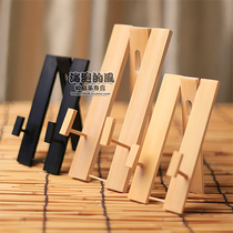 Japanese Japanese style folding fan frame fan holder natural bamboo fan base