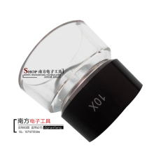 F0281 High-grade glass magnifying glass Tube magnifying glass Cylindrical G-10x magnifying glass