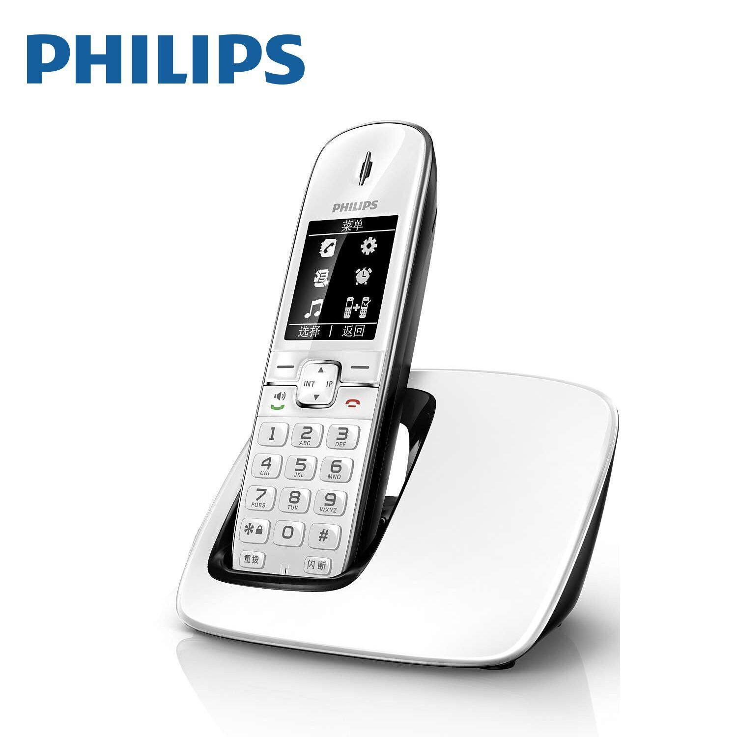 飞利浦电话机 dctg490 来电报号 数字无绳电话 中文
