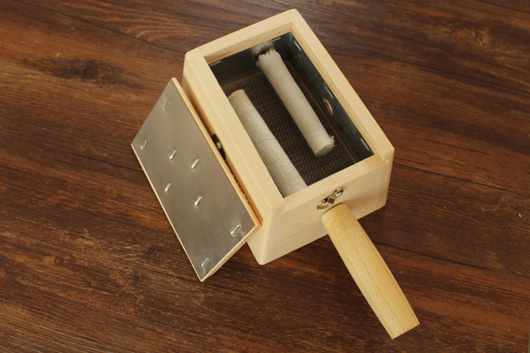 艾灸盒随身灸家用2孔实木制温灸仪器具腰腹部背部颈椎腿膝盖关节