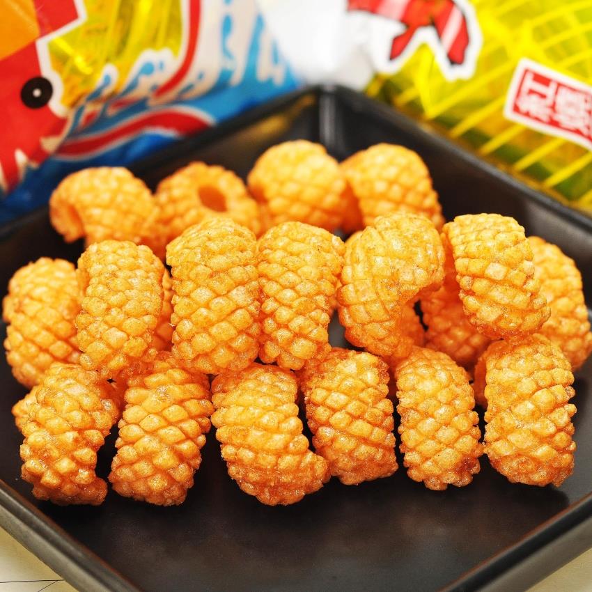 华元 真鱿味 红烧鱿鱼卷 大包膨化食品 200g 台湾进口儿童小零食