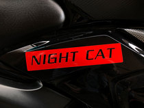 Electric car motorcycle calf N1S personality reflective decal night cat decorative film modification