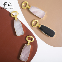Nordic light luxury natural crystal bottle opener creative beer bottle opener pre-mixed wine Net red obsidian opener