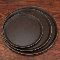 Round Non-slip Catering Tray Cups Trays Plastic Trays Coffee Tray KTV Hotel Bar Wine Glass Trays