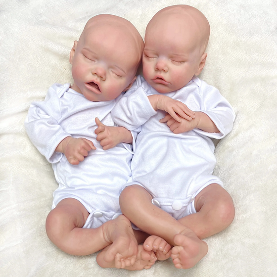 45CM cute full solid silicone sleeping twin doll feel Q-elastic rebirth baby high color children's toys
45CM cute full solid silicone sleeping twin doll feel Q-elastic rebirth baby high color children's toys