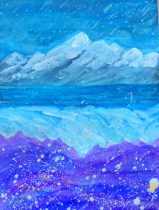 Has been out (within the ordinary) watercolor quiet A4.