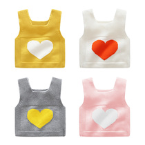 Baby boys small waistcoat girl boys autumn winter thin vest winter outside wearing baby boomer child foreign air baby