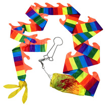 15 m Empty Bamboo Dragon Dazzling Cylindrical Colorful Dragon Hula Hoop Synchronized single-head Suzuki Dragon Fitness Square Pole Dragon Dance Dragon