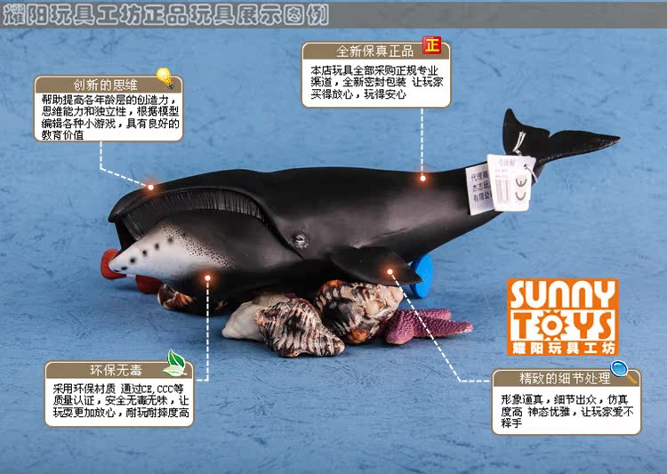 collecta我你他v动物动物玩具模型鱼肉2014弓头鲸88652舌尖上的章海洋图片