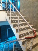 Wuhan factory direct sales stair handrail guardrail fence duplex building rental guardrail cheap escalator
