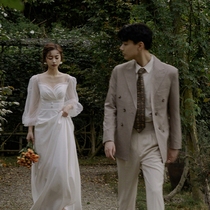 Sanskina fairy clothes Korean-style light wedding dress New temperament Senson sensualist superfairy heading out of the door Yosatin Noodle Hostel gown