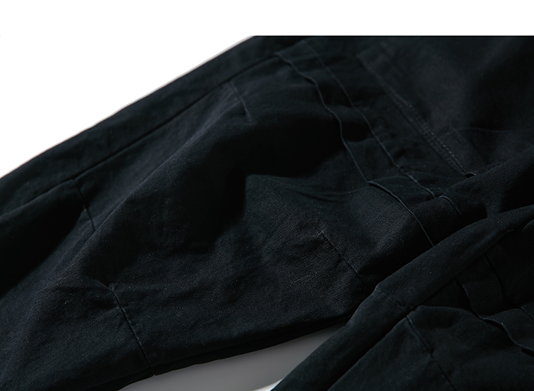 k217-p85 dope fish 大口袋黑色休闲裤