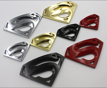 Car personality decorative stickers superman superman car stickers 3D metal car logo side logo tail logo