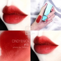 Cindy Nick Nick Velvet Matte lipstick Maple Leaf red not easy to decolorize tomato dirty orange lipstick