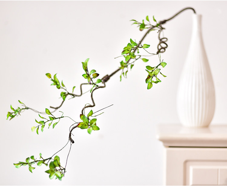 厂家直销仿真树藤枯藤藤蔓装饰藤条树枝树干假树叶婚庆吊顶植物绿
