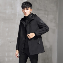 2021 new mink liner fur coat coat mens overcoat mens workwear ni overcome medium length fur winter