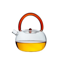 Electric pottery stove straight Fire special high temperature resistant glass kettle boiled tea cooking pot large capacity bubble teapot flower teapot