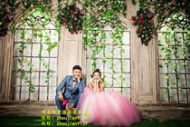 Exhibition new photo studio props real scene studio real scene production design Korean wedding children live w-2463