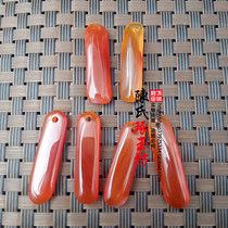 Natural Agate crystal long bar pendant pendant Agate long water drop all kinds of DIY accessories pendant manufacturers wholesale