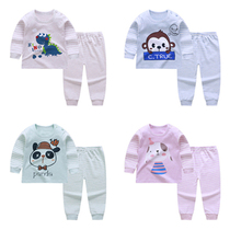 Spring Money Middle Children Autumn Clothes Autumn Pants Pure Cotton Suit New Sleepwear Spring Autumn Child Clothing Warm Children Underwear Suit