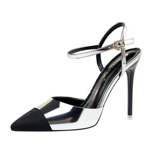 86-19 European and American fashion professional OL with shallow mouth high-heeled shoes fine sexy show thin hollow out