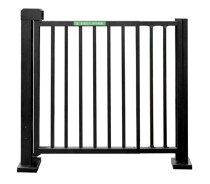 Fence new parking telescopic pole pedestrian walkway door cell automatic door opener stainless steel door