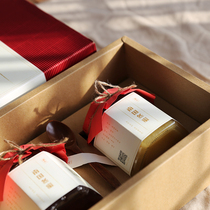 Honey Box 500g two bottles hexagonal bottle box beef sauce gift box high-grade drawer box Spring Festival gift box