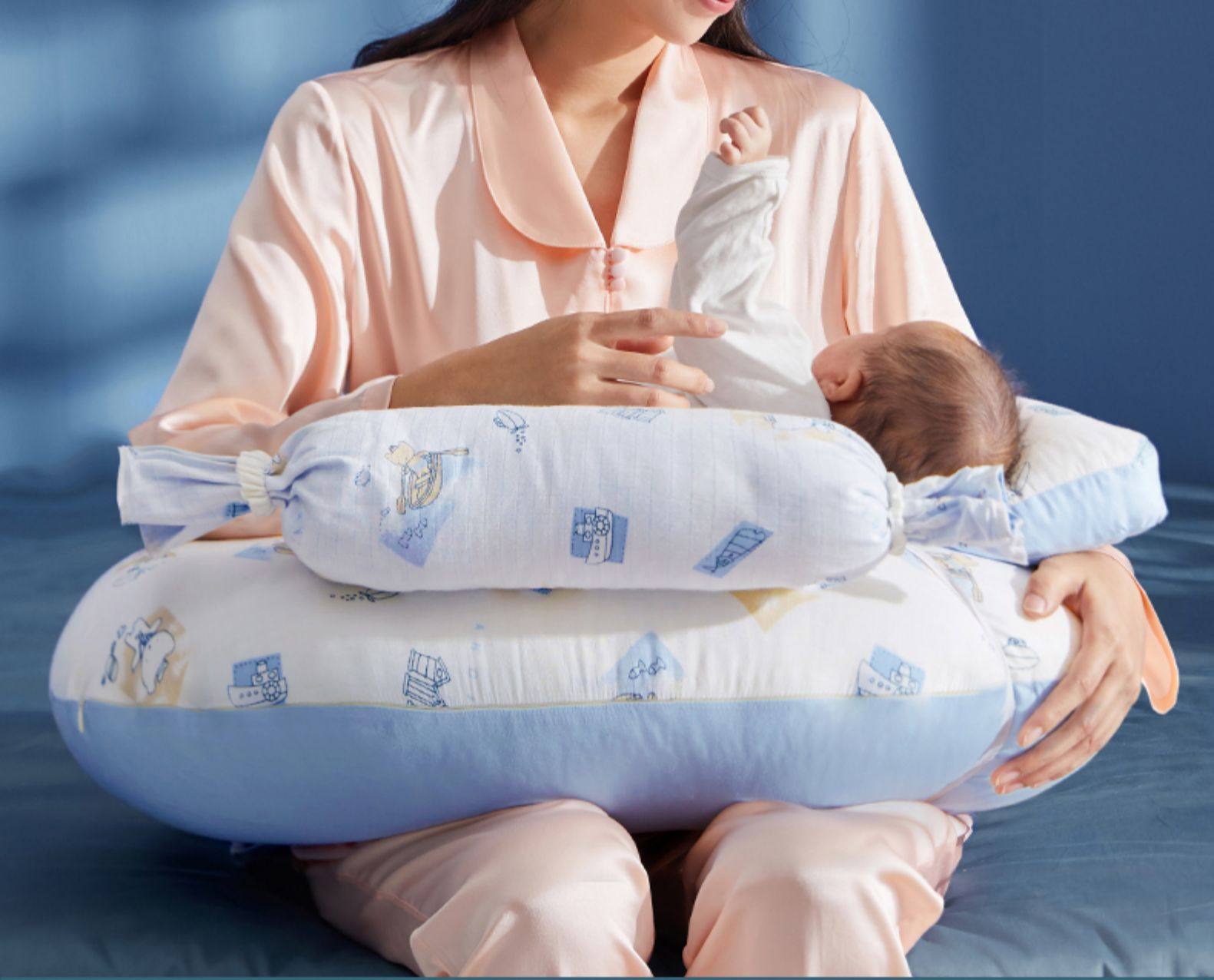 乐孕喂奶神器哺乳枕护腰婴儿抱枕新生儿喂奶枕头垫坐月子抱娃神器