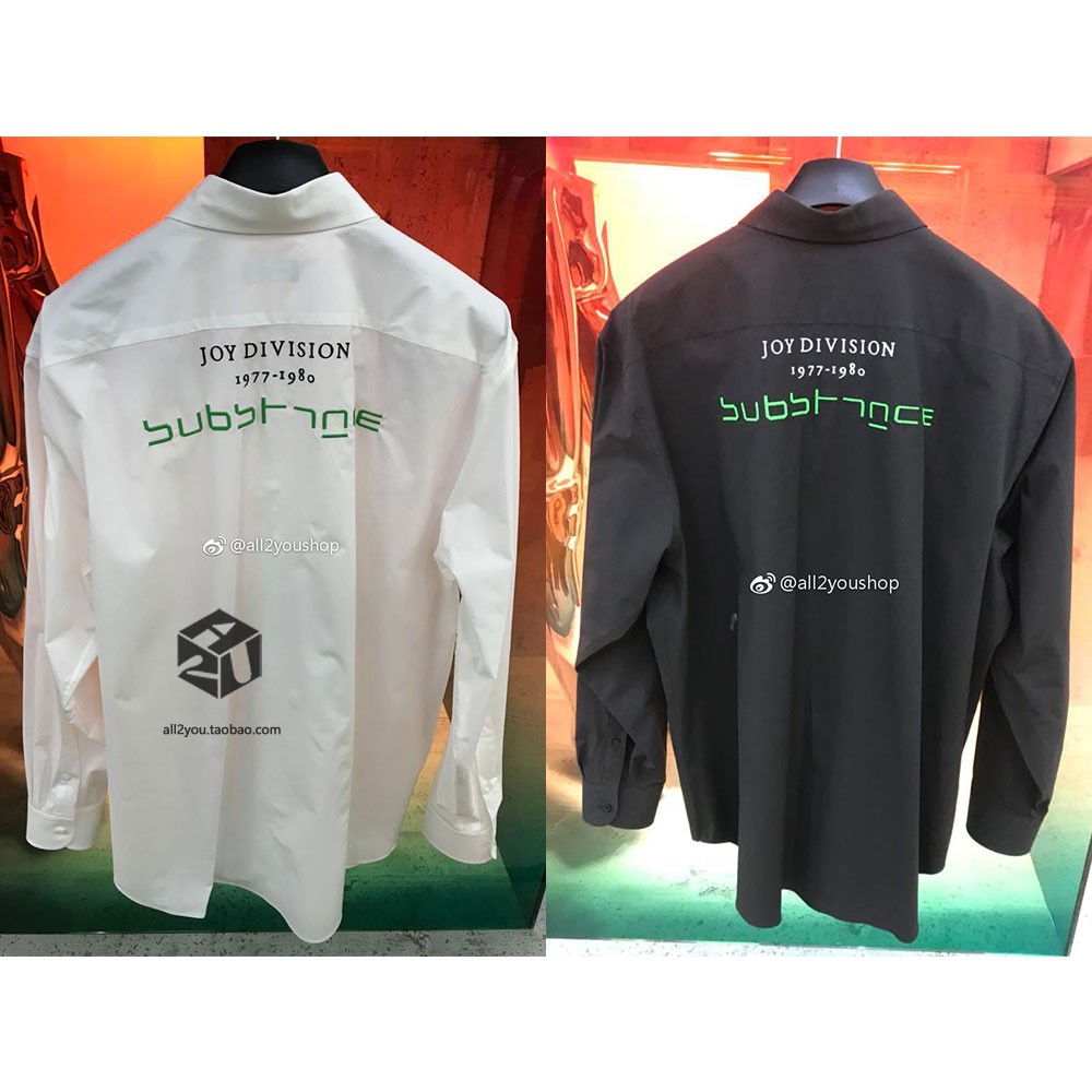 【a2ys】正品代购 raf simons joy division new order 印花衬衫_7折
