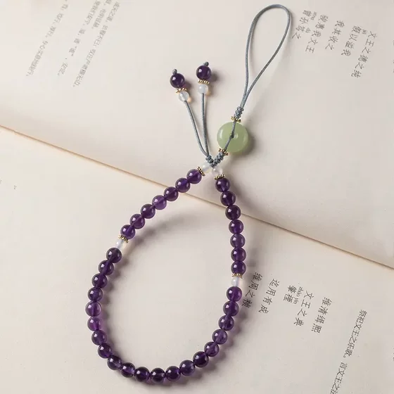크리스탈 휴대폰 끈 작은 신선한 짧은 손목 밧줄 펜던트 여성 천연 chalcedony 마노 팔찌 매달린 장식 크리스탈 휴대폰 끈 작은 신선한 짧은 손목 밧줄 펜던트 여성 천연 chalcedony 마노 팔찌 매달린 장식
