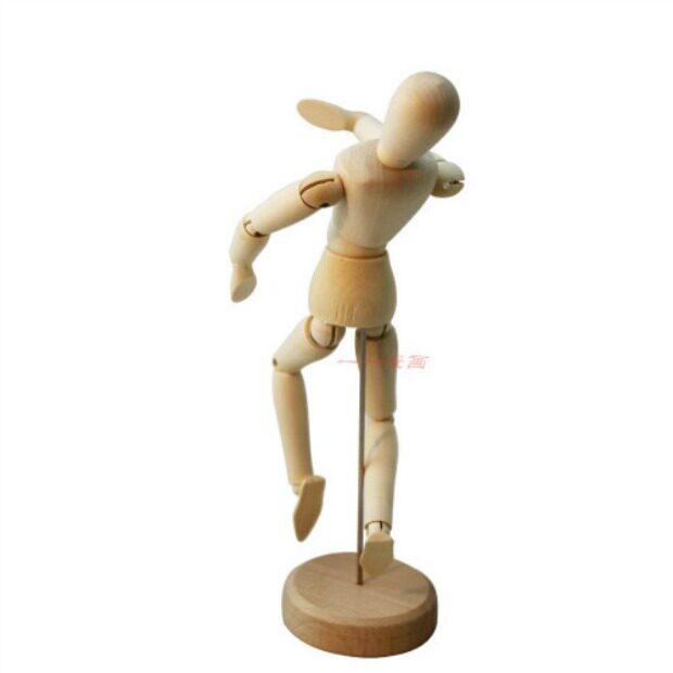 绘画模型/动漫画工具/漫画用品/漫画画材/人体模型 /木制人(8寸)