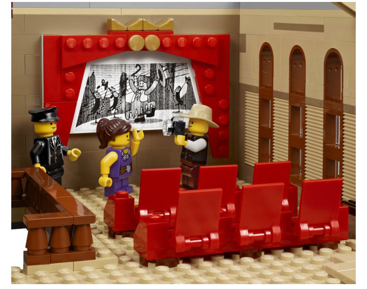 正品lego乐高积木拼装玩具 豪华影剧院 大戏院 电影院